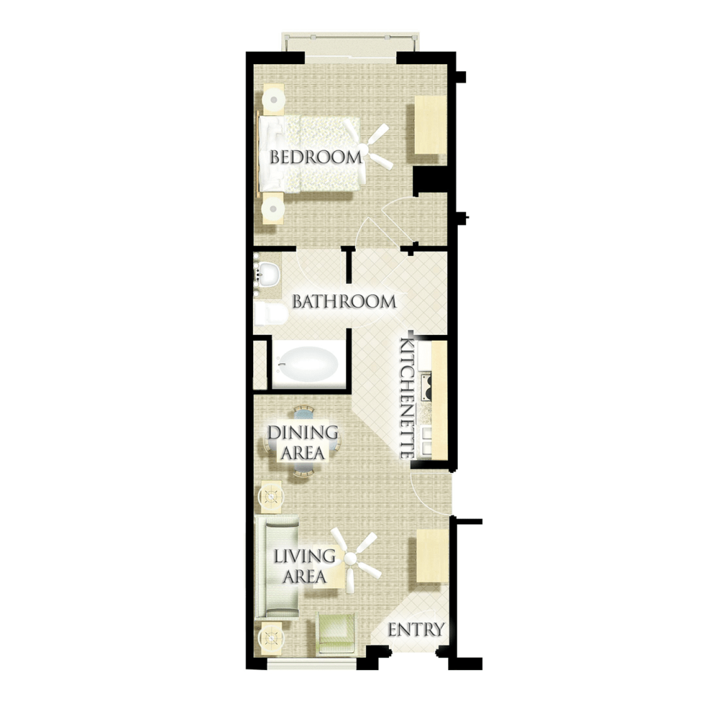 One Bedroom Deluxe Villa - Harborside