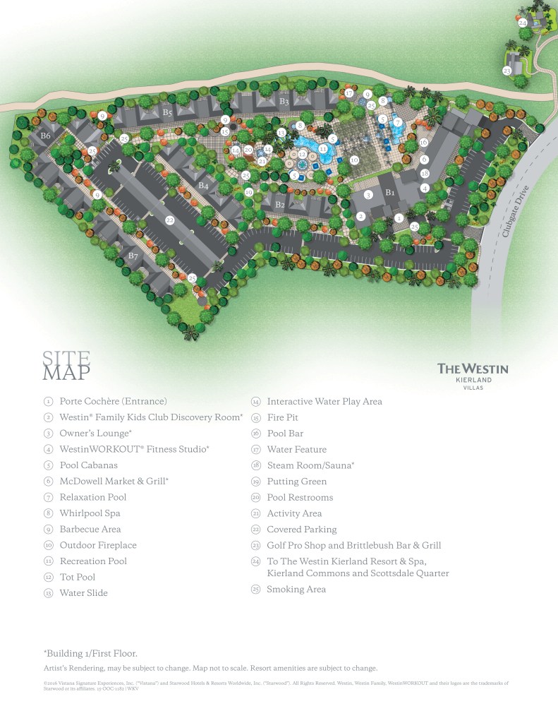 Westin-Kierland-Villas-Resort-Map