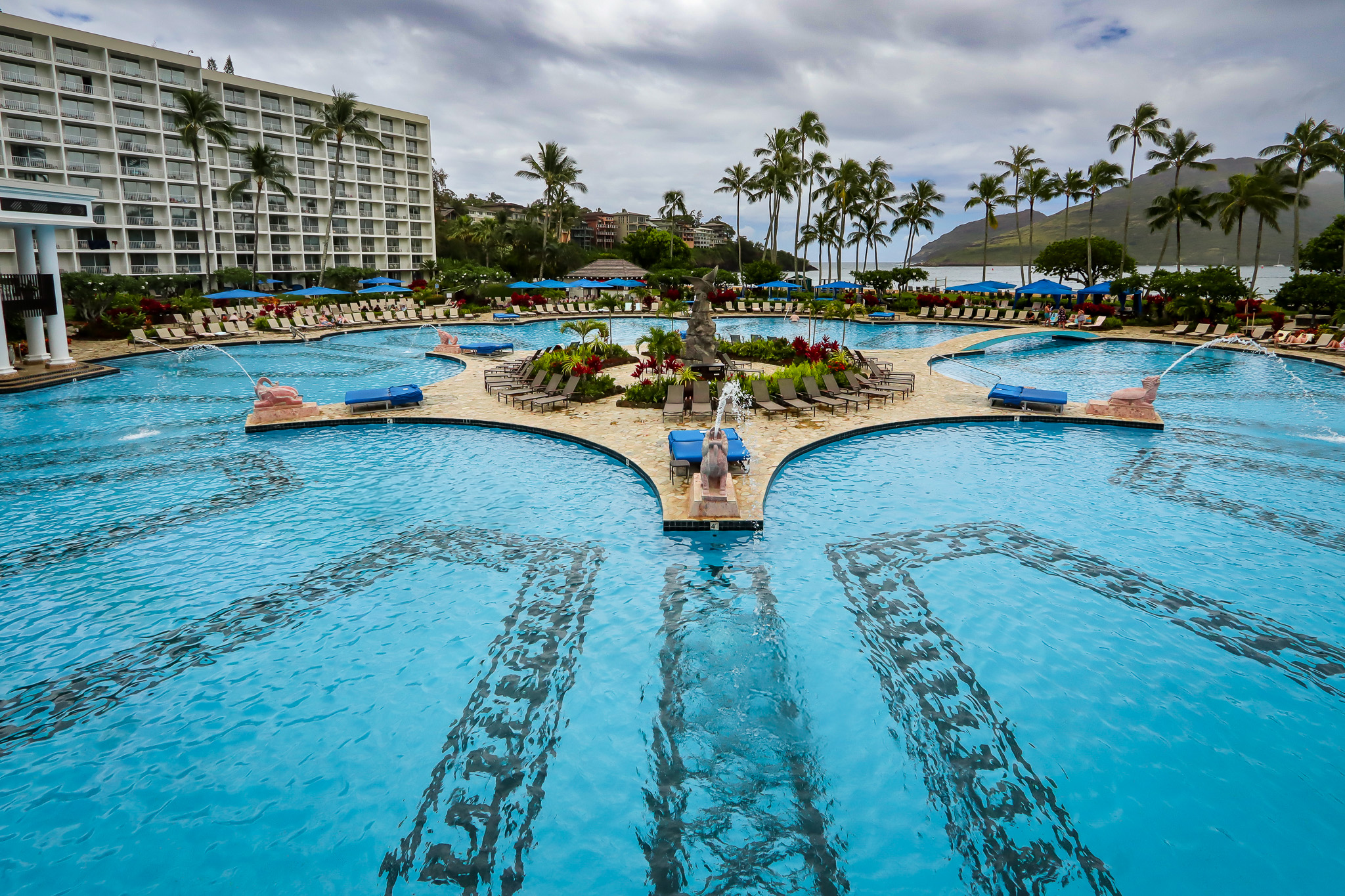 Marriott's Kauai Beach Club pool complex